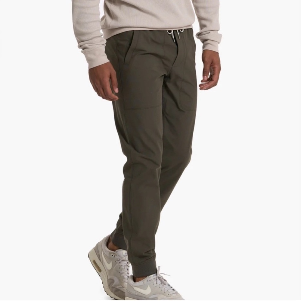 Vuori Men's Meta Jogger, Size Large, Olive Green